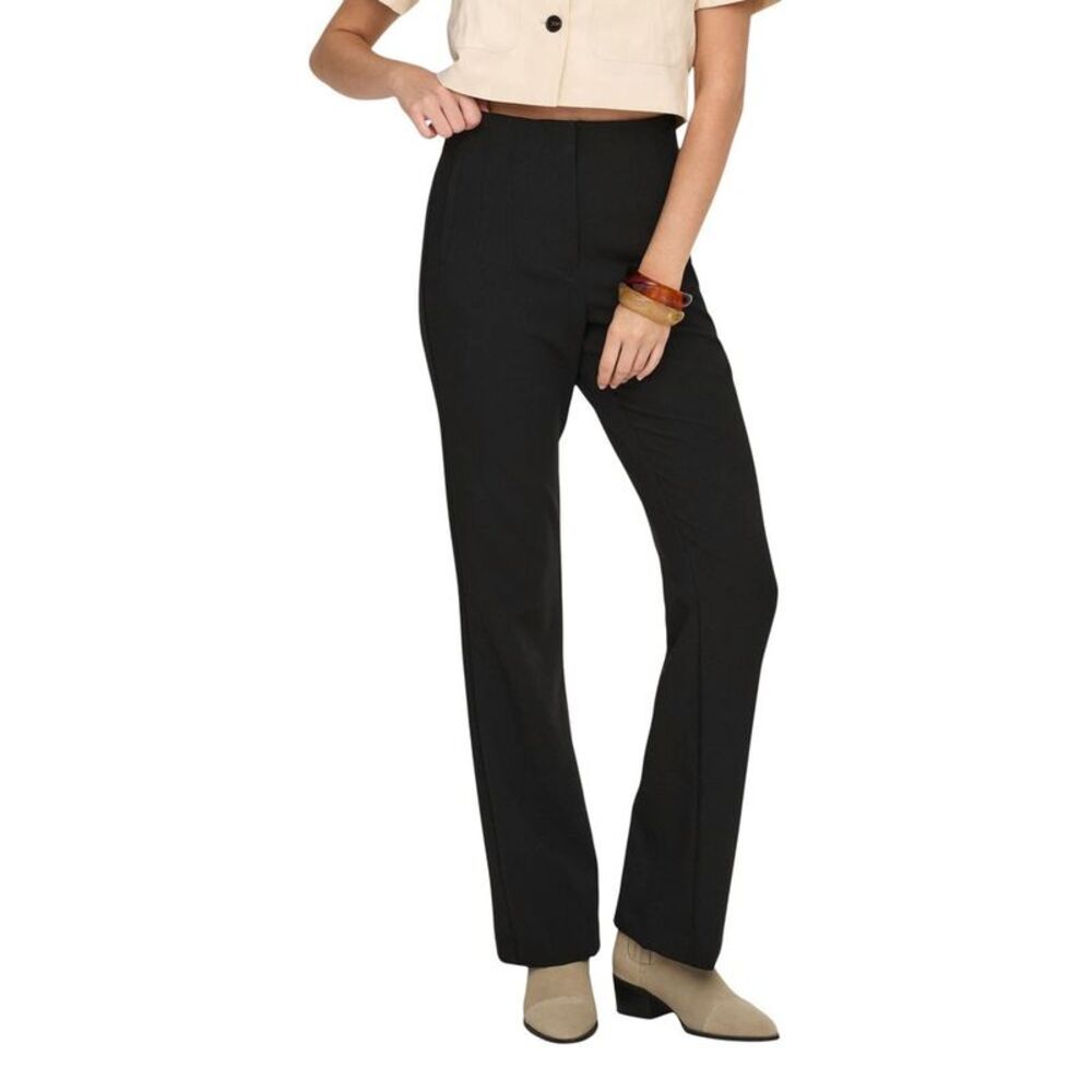 Only Black Recycled Polyester Flared Women's Pants